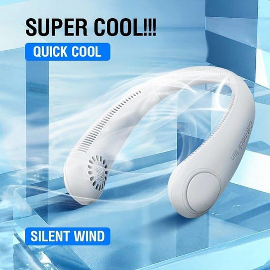 Ventilador de cuello portátil sin aspas BLANCO