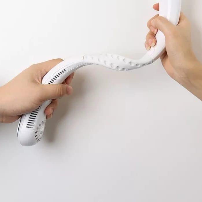 Ventilador de cuello portátil sin aspas BLANCO